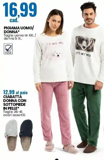 Eurospin Pigiama Uomo/Donna offerta