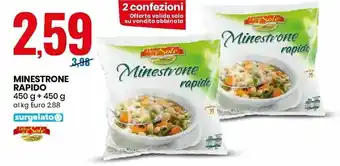 Eurospin Minestrone Rapido 450g + 450g offerta
