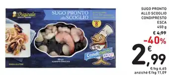 Spazio Conad SUGO PRONTO ALLO SCOGLIO CONDIPRESTO ESCA 450 g offerta