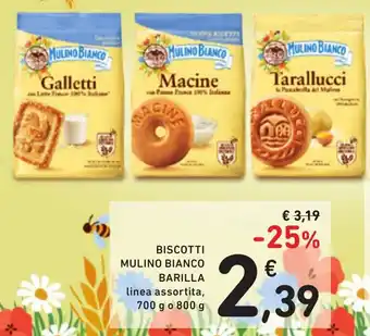 Spazio Conad BISCOTTI MULINO BIANCO BARILLA linea assortita, 700 g o 800 g offerta