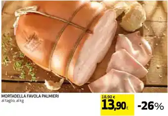 Coop MORTADELLA FAVOLA PALMIERI offerta