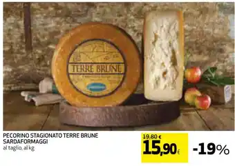Coop PECORINO STAGIONATO TERRE BRUNE SARDAFORMAGGI offerta