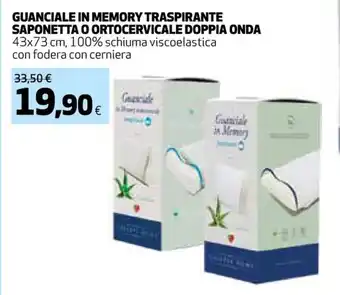 Coop GUANCIALE IN MEMORY TRASPIRANTE SAPONETTA O ORTOCERVICALE DOPPIA ONDA offerta