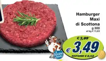 Prix Quality Hamburger Maxi di Scottona g 300 offerta