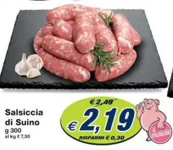 Prix Quality Salsiccia di Suino g 300 offerta