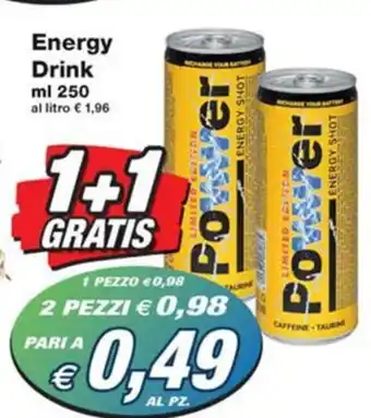 Prix Quality Energy Drink ml 250 offerta