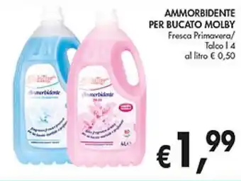 èccoMI AMMORBIDENTE PER BUCATO MOLBY Fresca Primavera offerta