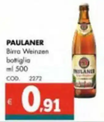 Altasfera PAULANER Birra Weinzen bottiglia ml 500 offerta