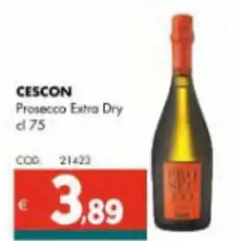 Altasfera CESCON Prosecco Extra Dry cl 75 offerta