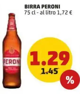 PENNY BIRRA PERONI 75 cl offerta