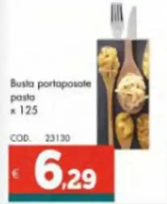 Altasfera Busta portaposate pasta x 125 offerta