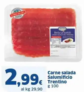 Sigma Carne salada Salumificio Trentino g 100 offerta