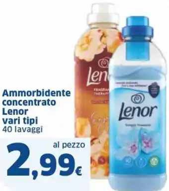 Sigma Ammorbidente concentrato Lenor vari tipi 40 lavaggi offerta