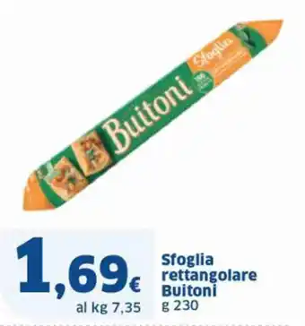 Sigma Sfoglia rettangolare Buitoni g 230 offerta