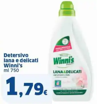 Sigma Detersivo lana e delicati Winni's ml 750 offerta