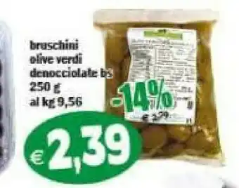 Il Castoro Supermercati Braschini olive verdi denocciolate offerta