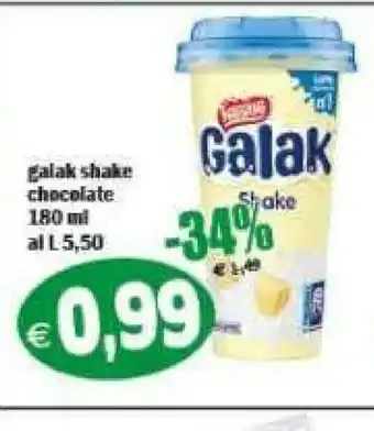 Galak shake chocolate