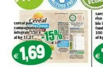 Il Castoro Supermercati Cereal campagnolo integrale offerta