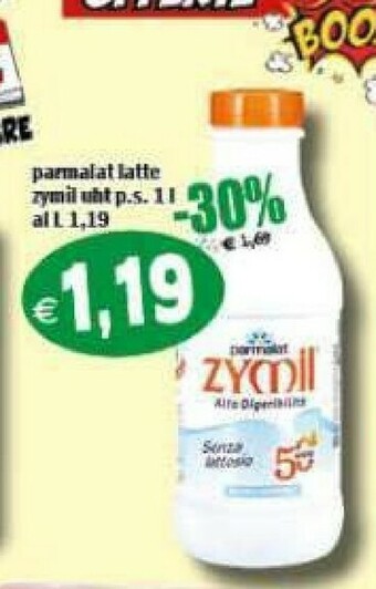 Zymil latte intero alta digeribilità senza lattosio uht 1000 g(ml)