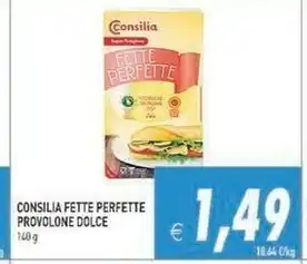 Iperfamily Consilia - fette perfette provolone valpadana dolce 140 g(ml) offerta