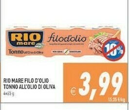Iperfamily Tonno all'olio di oliva offerta