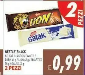 Iperfamily Nestle snack offerta