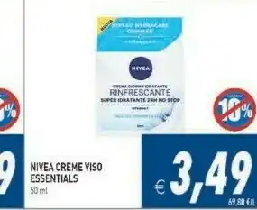 Iperfamily Nivea creme viso essentials offerta