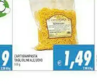 L'artigianpasta tagliolini all'uovo