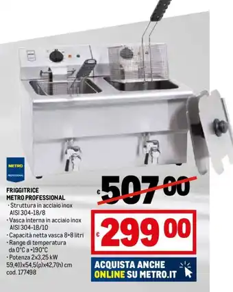 Metro FRIGGITRICE METRO PROFESSIONAL offerta