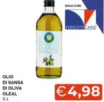 Mercatò OLIO DI SANSA DI OLIVA OLEAL lt.1 offerta