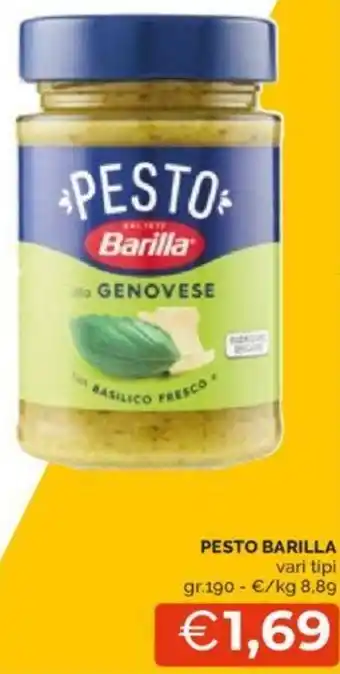 Mercatò PESTO BARILLA vari tipi gr 190 offerta