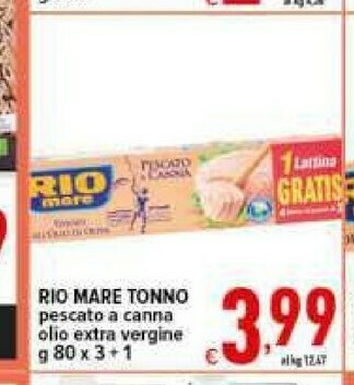 Iper Triscount Tonno rio mare offerta