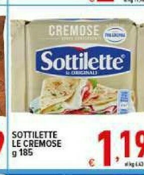 Iper Triscount Sottilette offerta