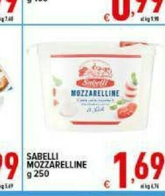 Iper Triscount Mozzarella offerta