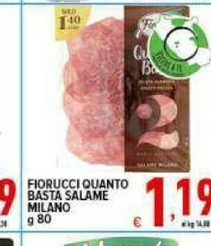 Iper Triscount Salame milano offerta
