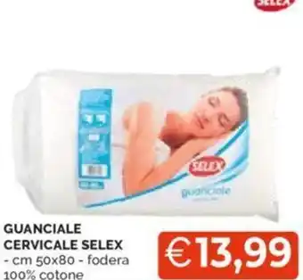 Mercatò GUANCIALE CERVICALE SELEX - cm 50x80 - fodera 100% cotone offerta