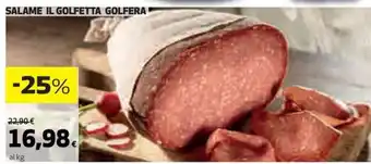 Coop SALAME IL GOLFETTA GOLFERA offerta