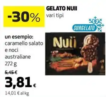 Coop GELATO NUII caramello salato e noci australiane 272 g offerta