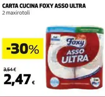 Coop CARTA CUCINA FOXY ASSO ULTRA 2 maxirotoli offerta