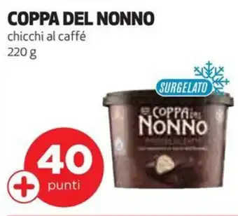 Coop COPPA DEL NONNO chicchi al caffé 220 g offerta