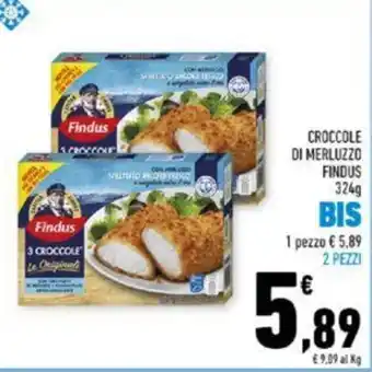 Conad Superstore CROCCOLE DI MERLUZZO FINDUS 324 g offerta