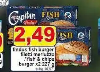 Pewex Fish burger capitan 227 g(ml) offerta