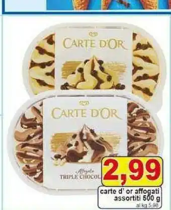 Pewex Carte d'or affogato mirtillo 500 g(ml) offerta