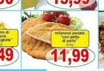 Pewex Pewex milanese panata con petto di pollo offerta