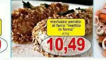 Pewex Pewex merluzzo panato ai farro mettilo in forno offerta