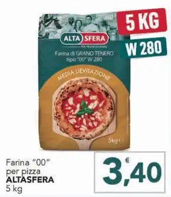 Altasfera Farina "00" per pizza ALTASFERA 5 kg offerta
