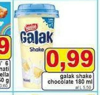 Pewex Nesquik shake 180 g(ml) offerta