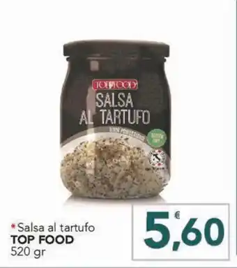 Salsa al tartufo TOP FOOD 520 gr