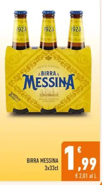 Conad Margherita BIRRA MESSINA 3x33cl offerta