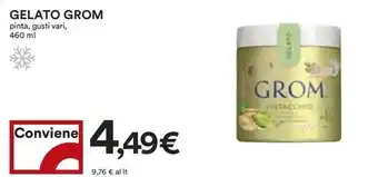 Coop GELATO GROM pinta, gusti vari, offerta